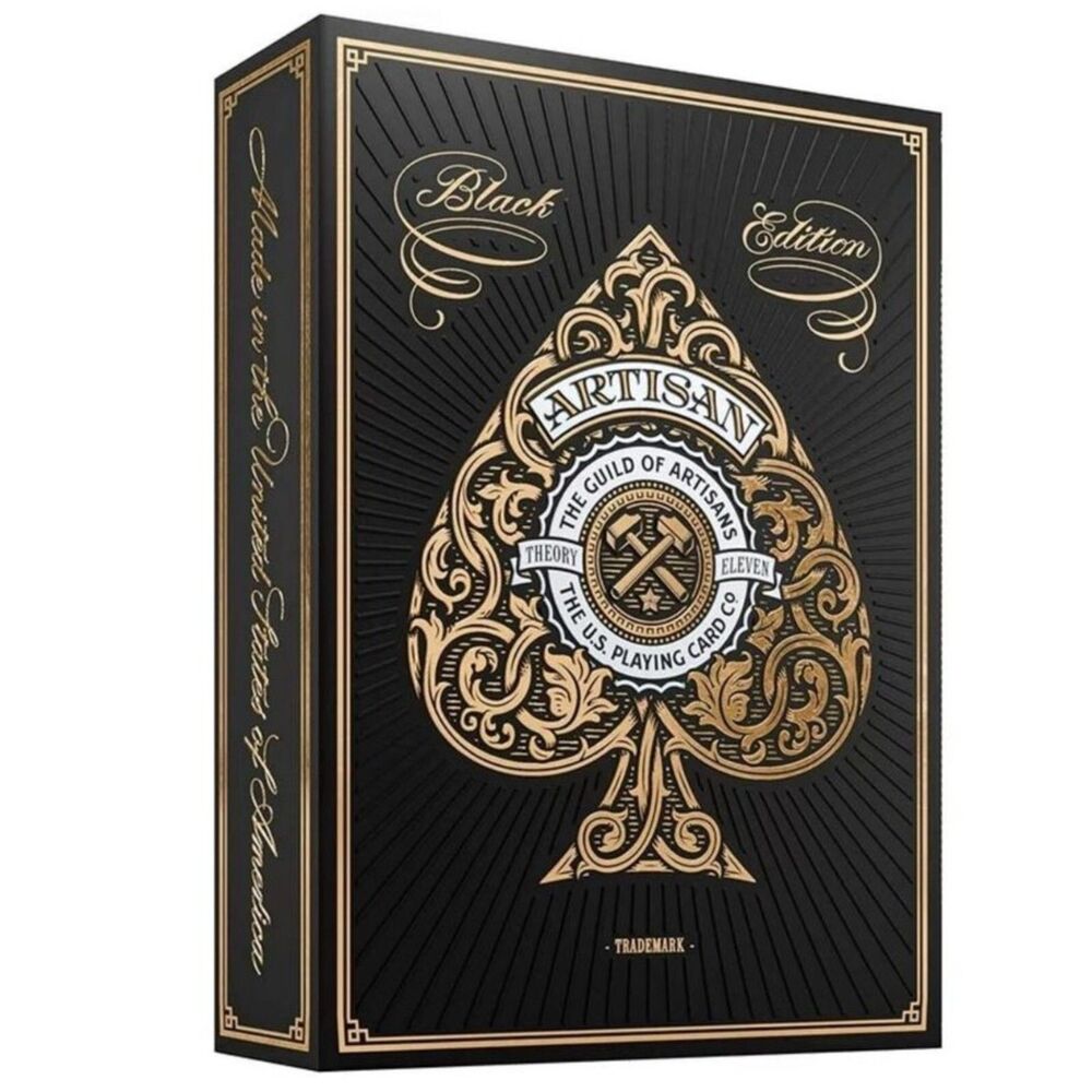 NEW Theory11 Black Edition Artisan Playing Cards Collectible Deck Edition #2022 - Picture 1 of 9